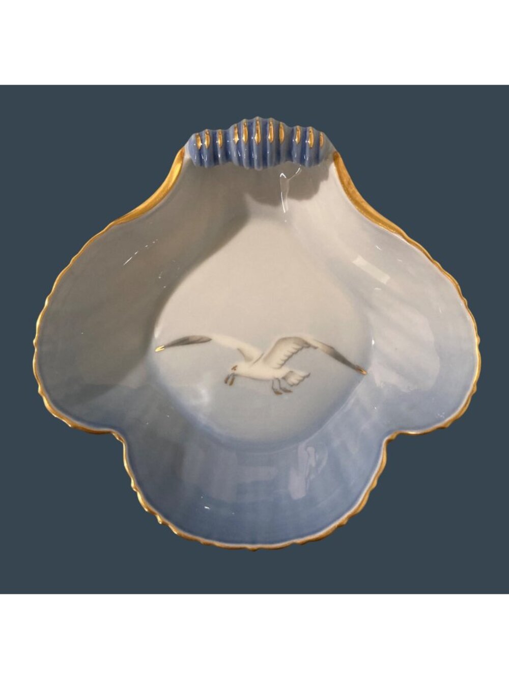 Bing & Grondahl Seagull Shell Clam Bowl Dish Denmark